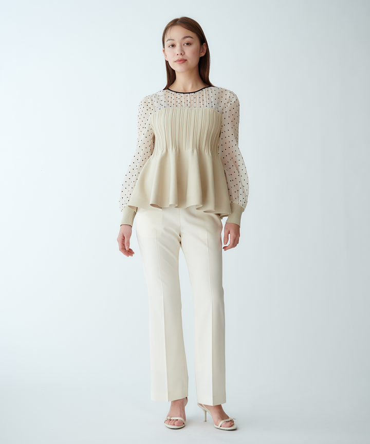 ニットビスチェプルオーバー