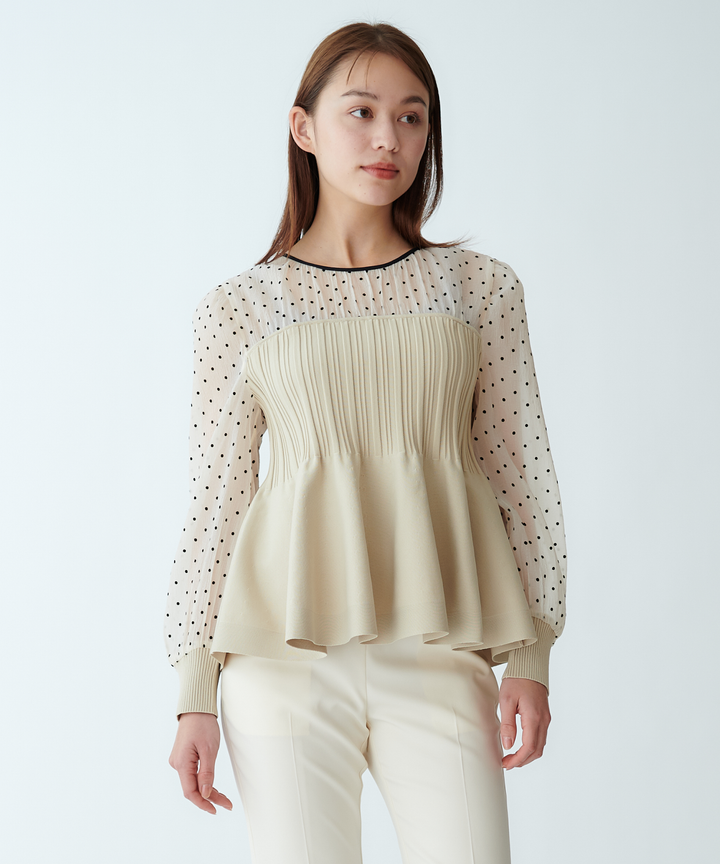 ニットビスチェプルオーバー