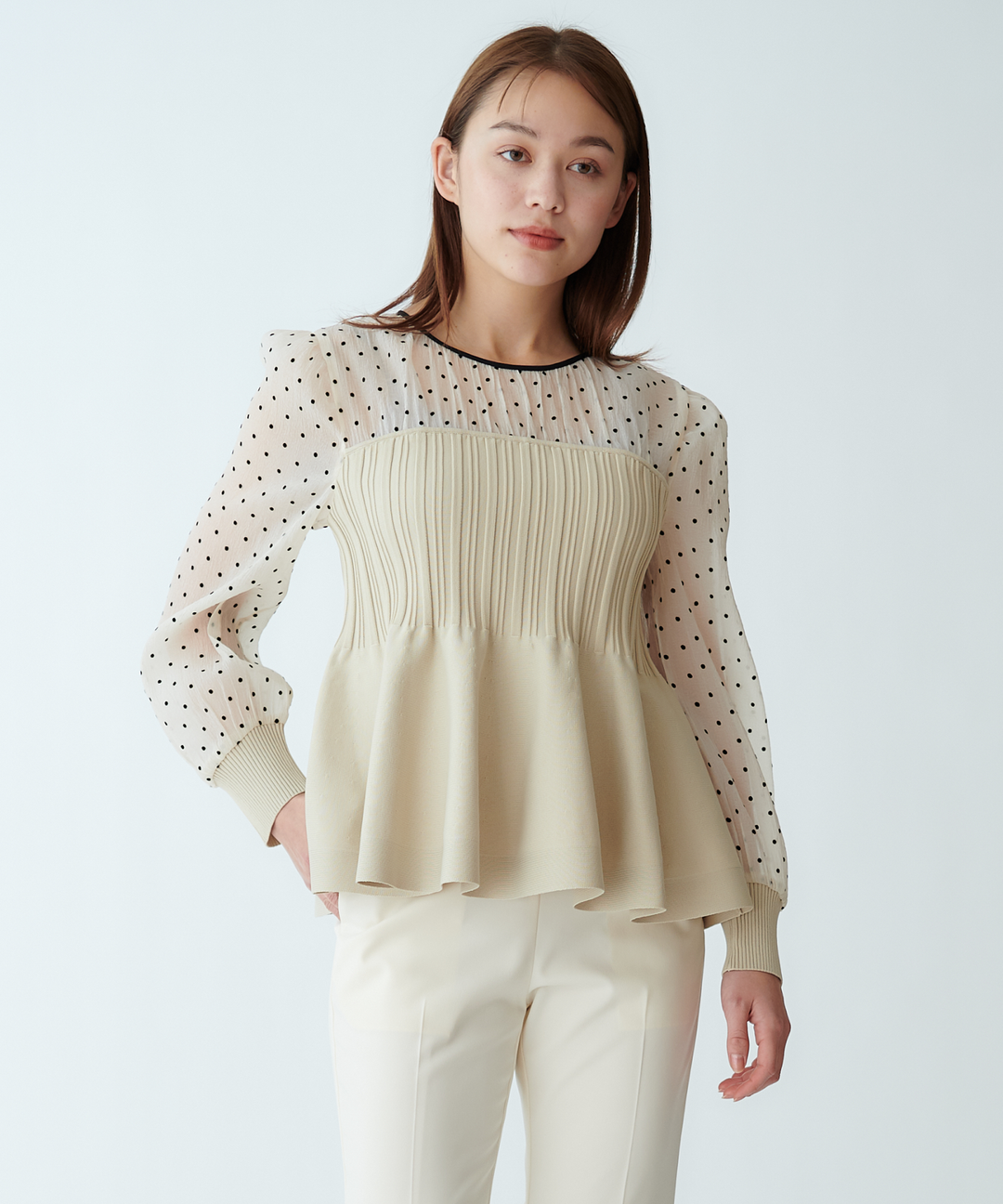 ニットビスチェプルオーバー