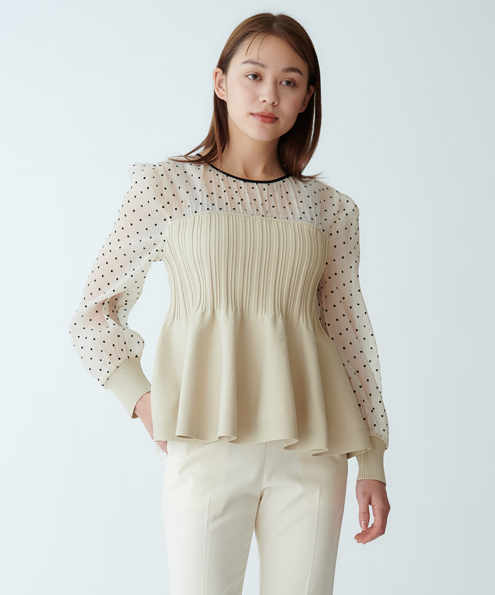 ニットビスチェプルオーバー