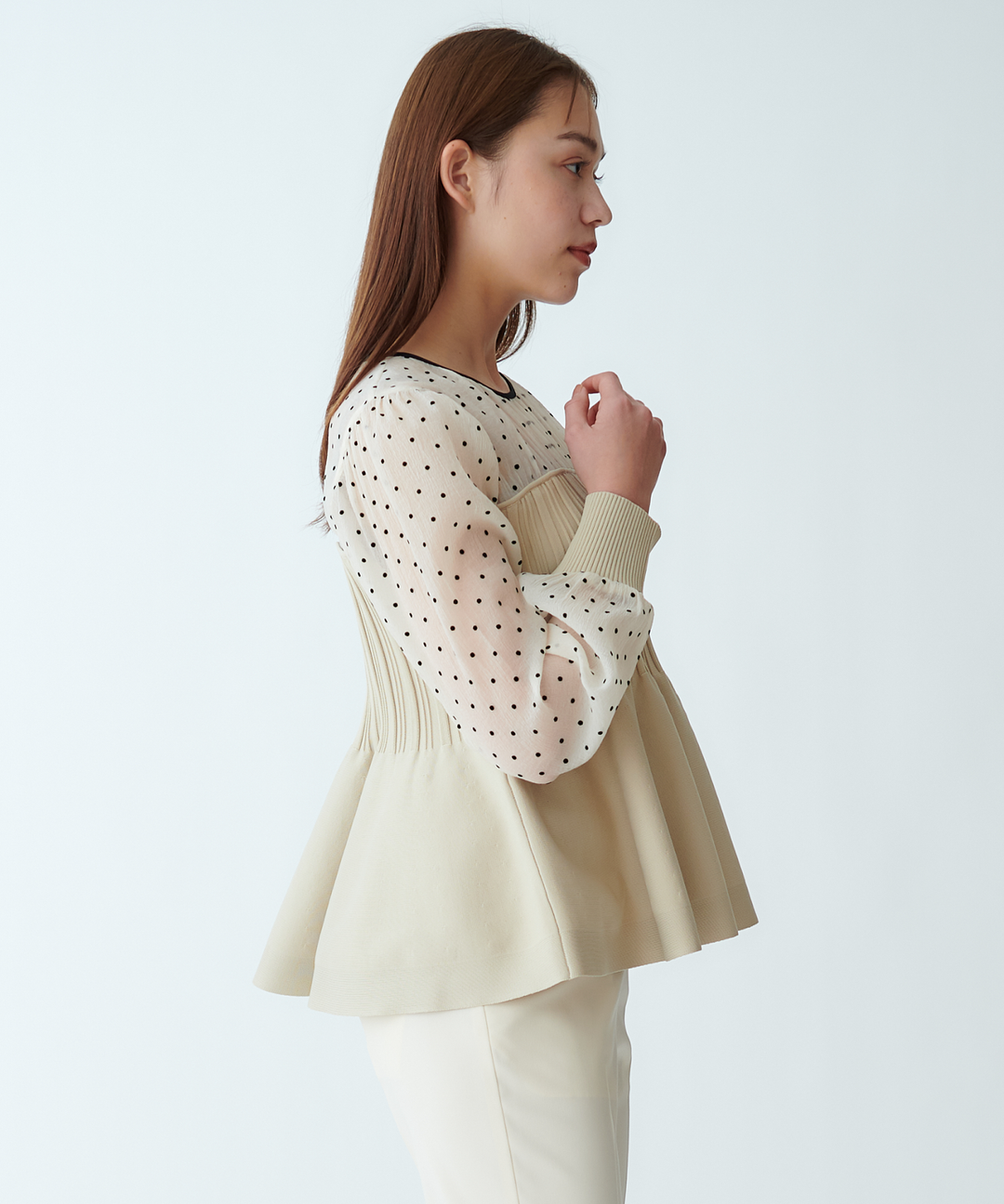 ニットビスチェプルオーバー