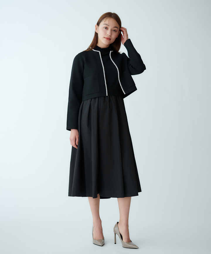 パールニットジャケット