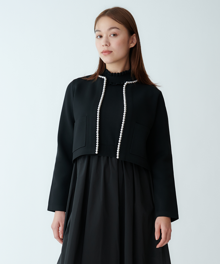 パールニットジャケット