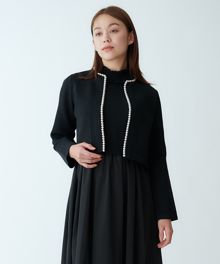 パールニットジャケット