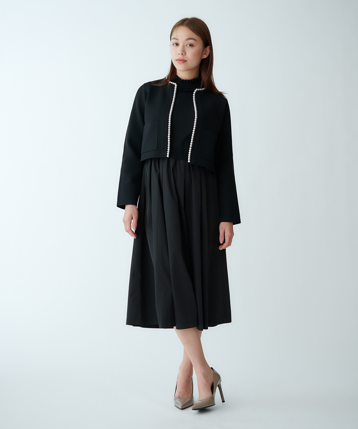 パールニットジャケット