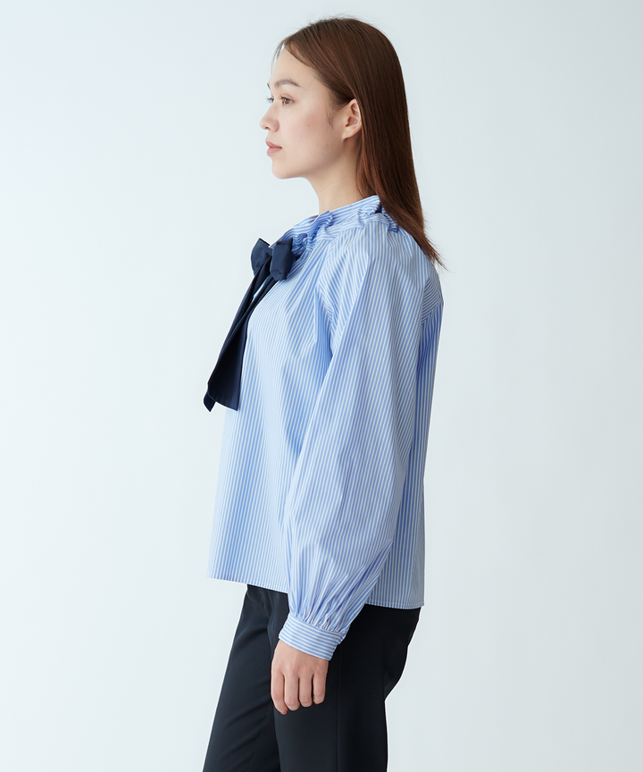 2WAYフリルリボンブラウス