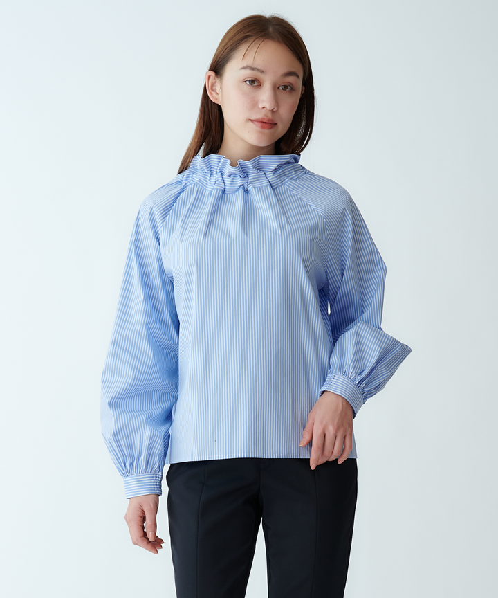 2WAYフリルリボンブラウス