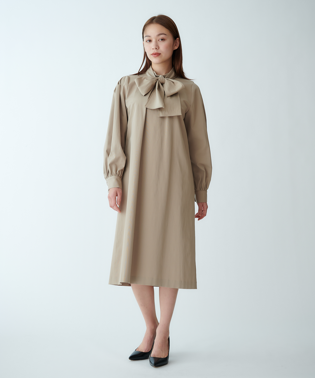 ボウタイリボンワンピース