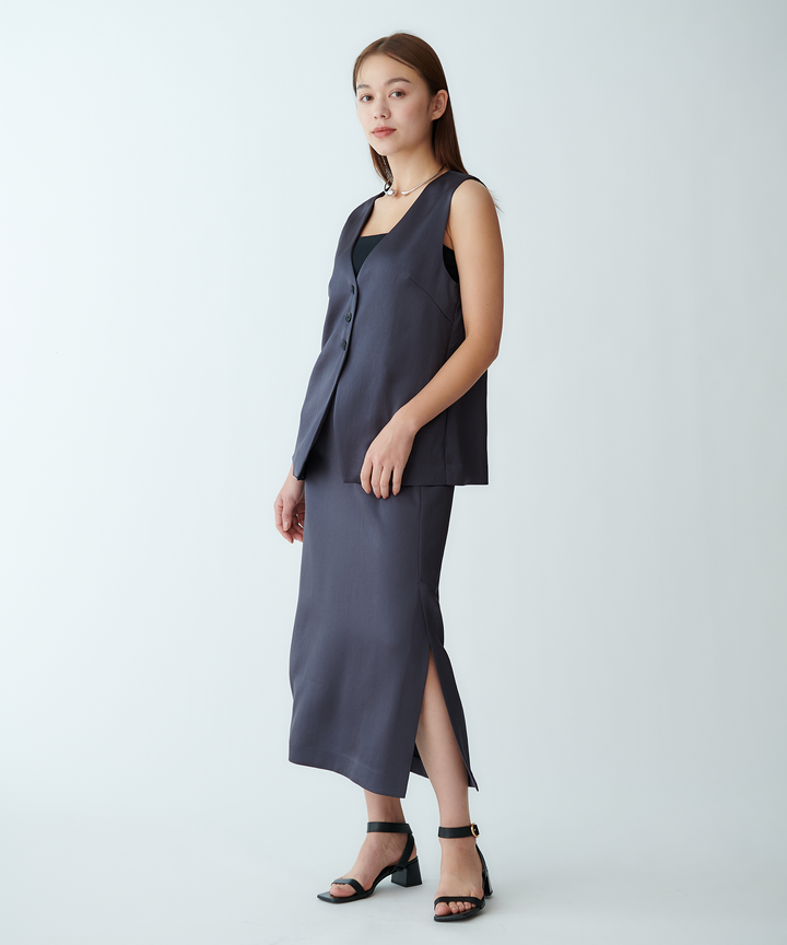 ヴィンテージサテンスカート