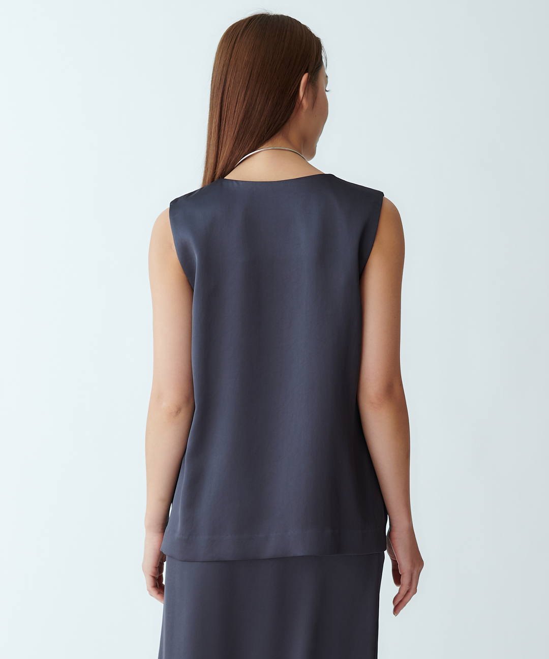 ヴィンテージサテンVネックベスト