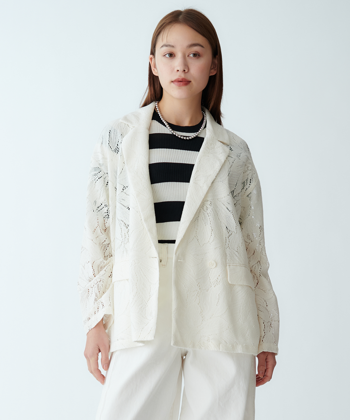 モデル H：167cm / 38 / オフホワイト