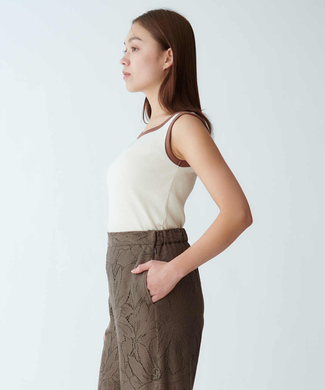 2WAYテレコタンクトップ