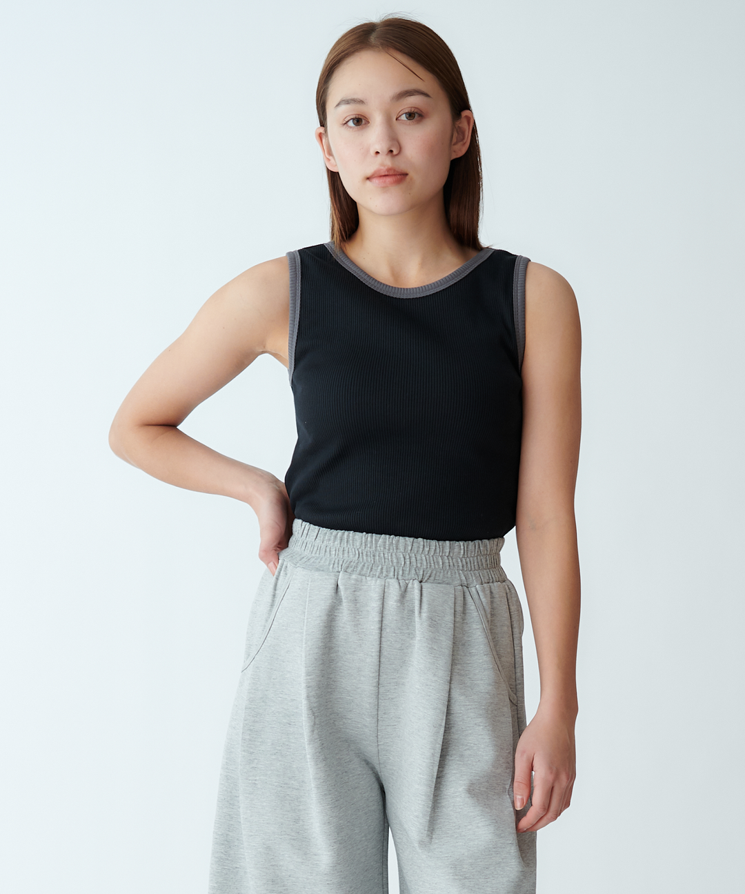 2WAYテレコタンクトップ