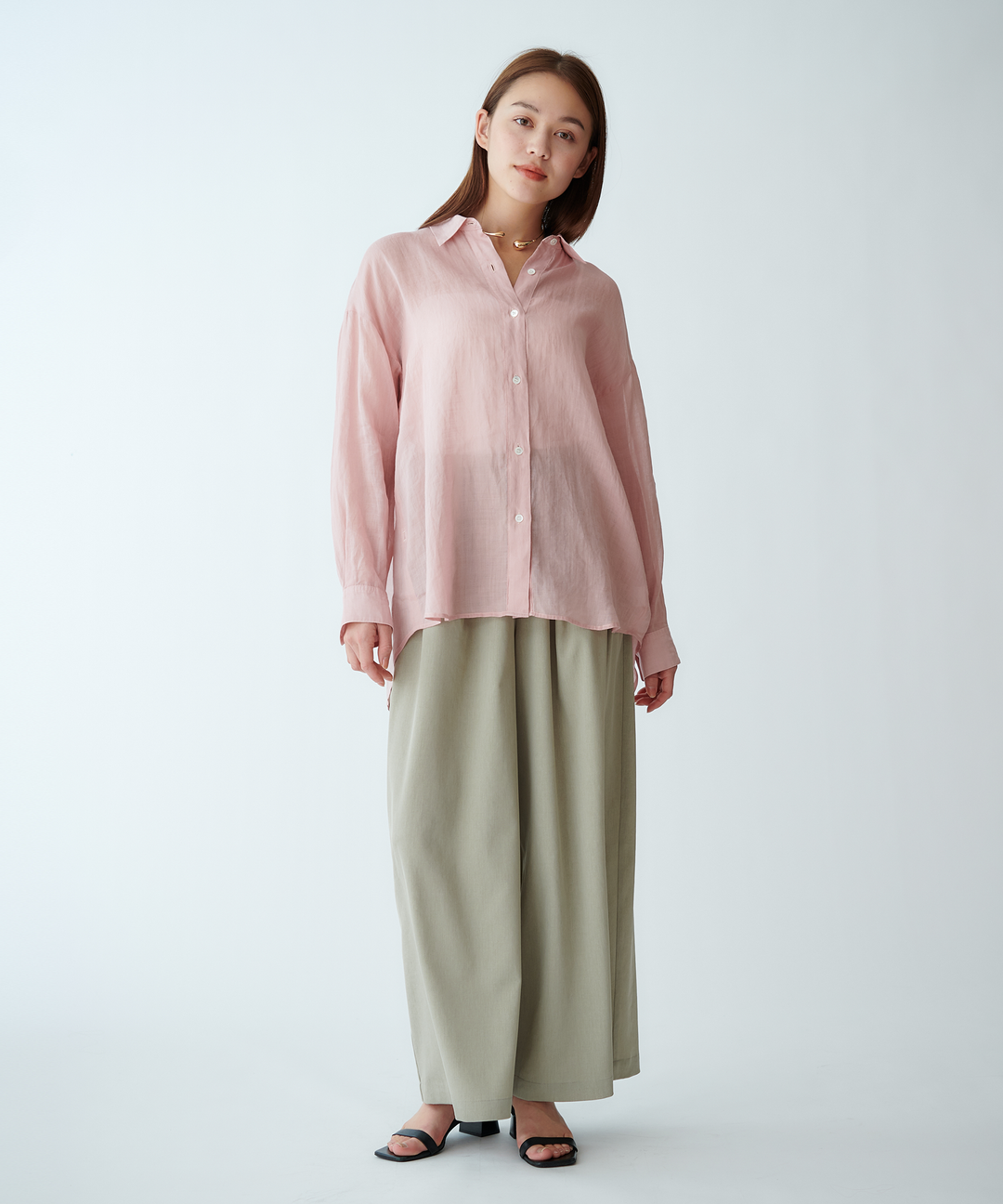 亚麻休闲衬衫