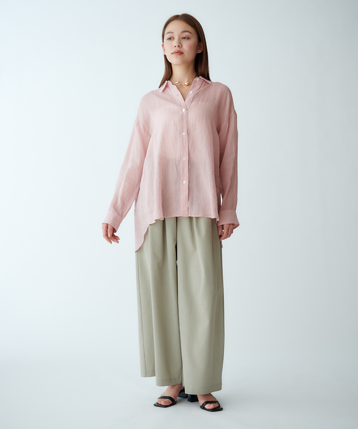 亚麻休闲衬衫