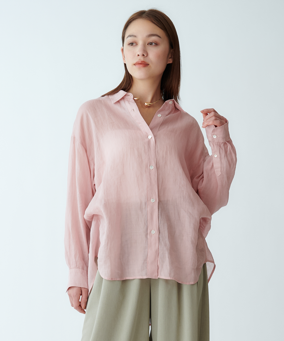 亚麻休闲衬衫