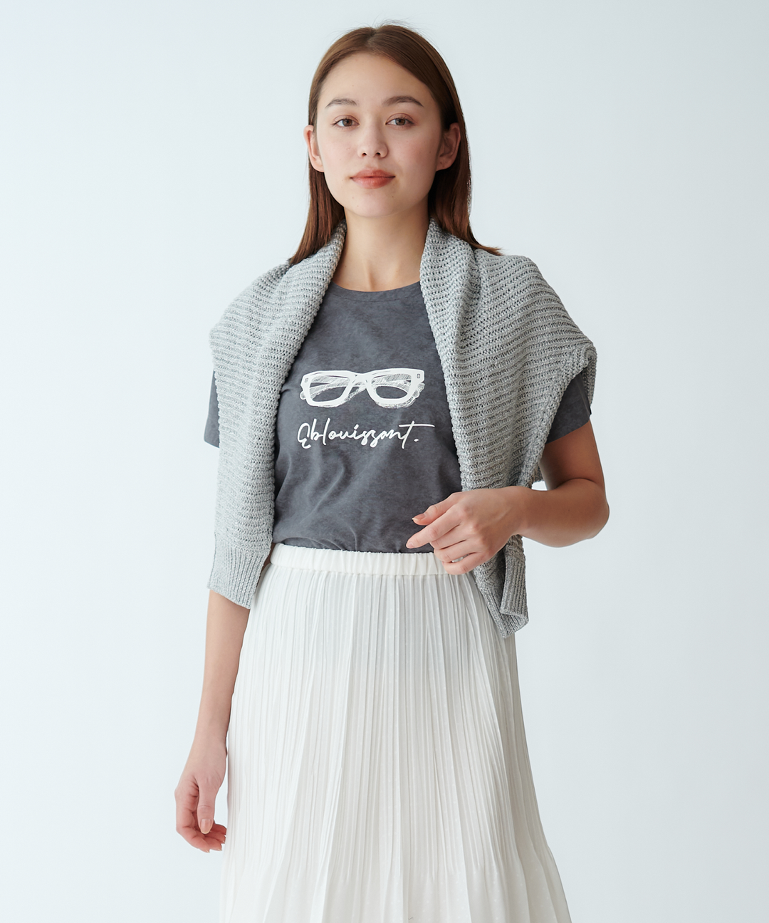 ドルマンZIPカーディガン