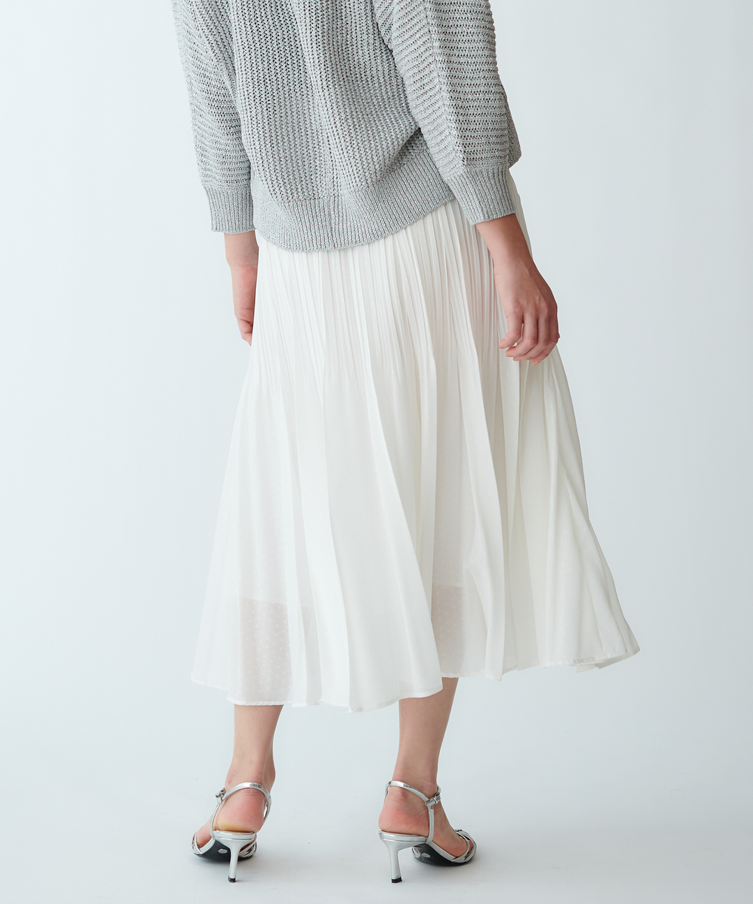 オーガンジープリーツスカート