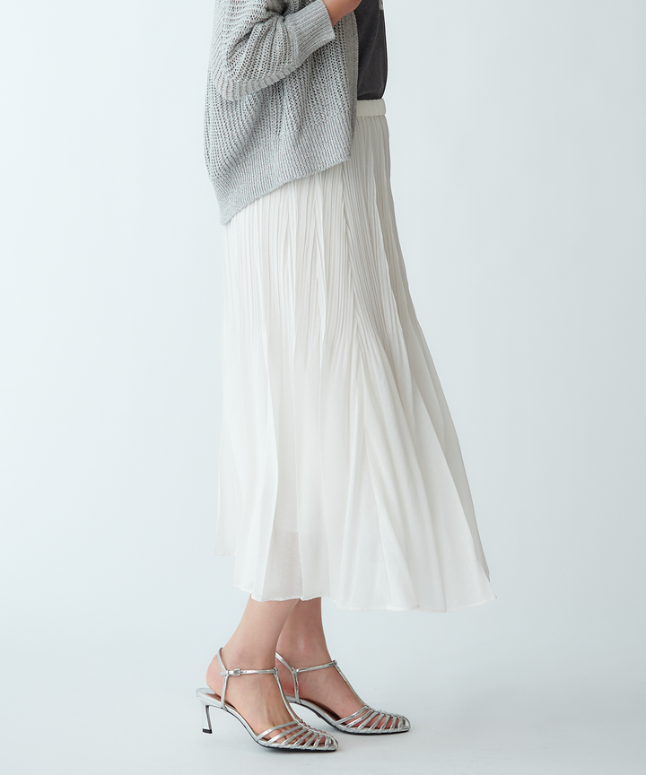 オーガンジープリーツスカート