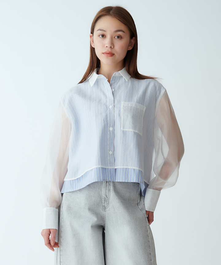 モデル H：167cm / 38 / ブルー