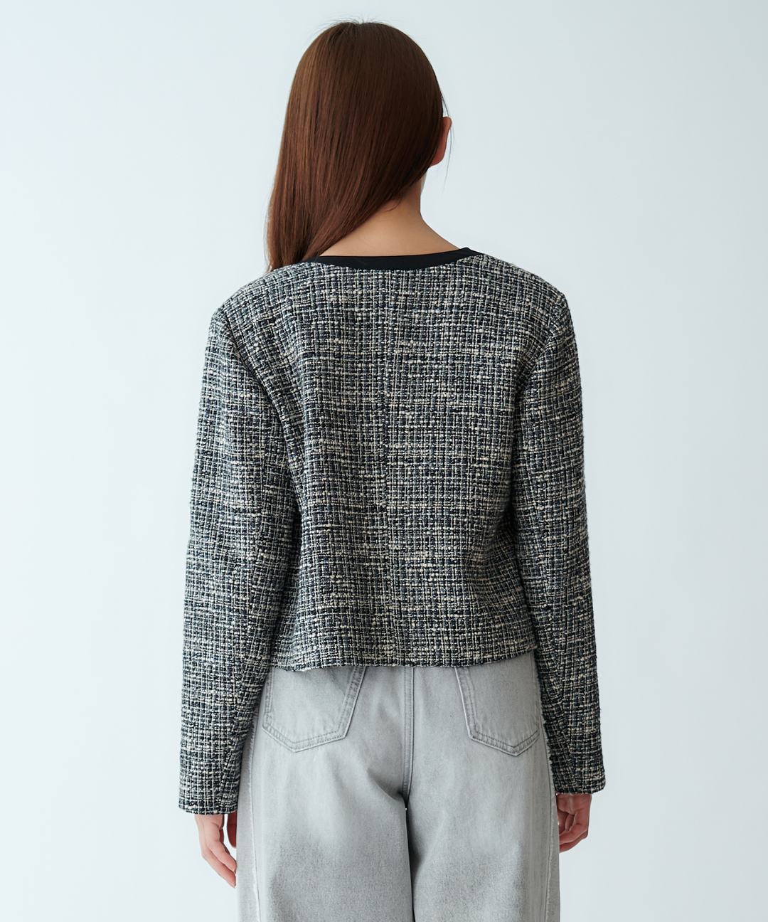 ファンシーツイードショートジャケット