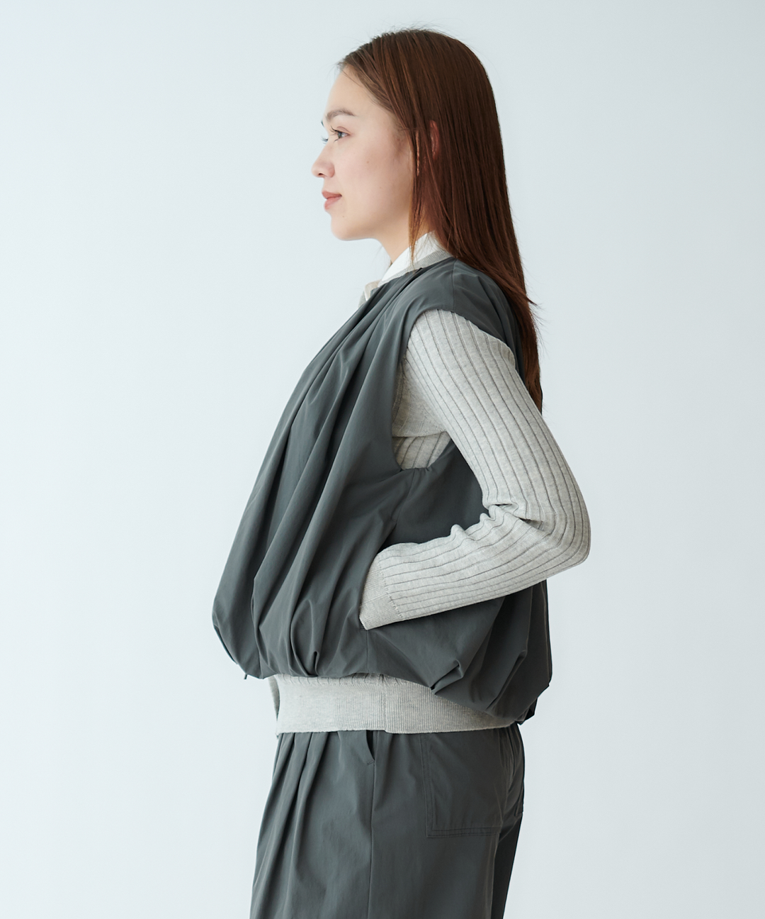 ギャザータックベスト