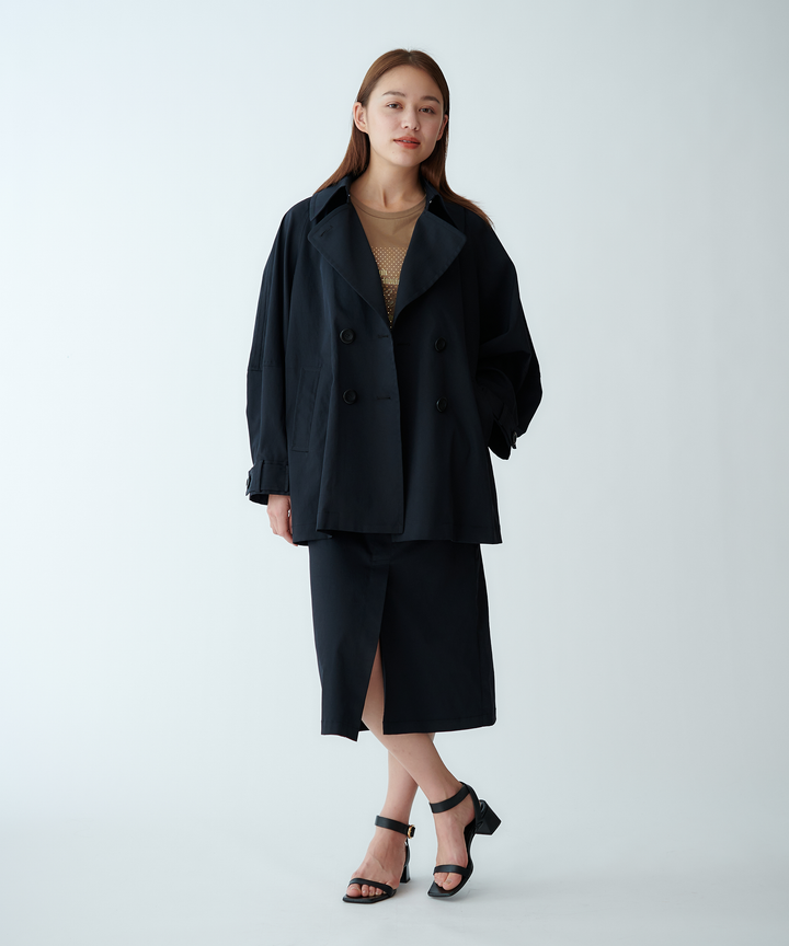 ボリュームスリーブトレンチコート