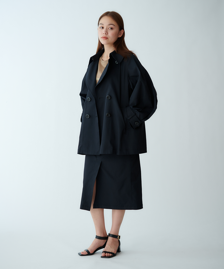 ボリュームスリーブトレンチコート