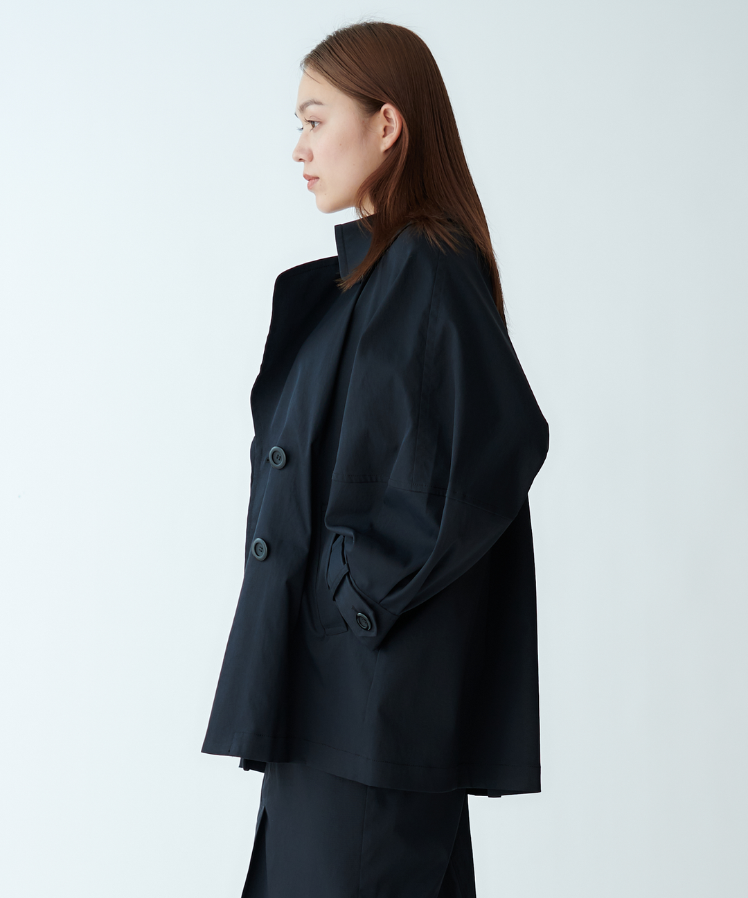 ボリュームスリーブトレンチコート