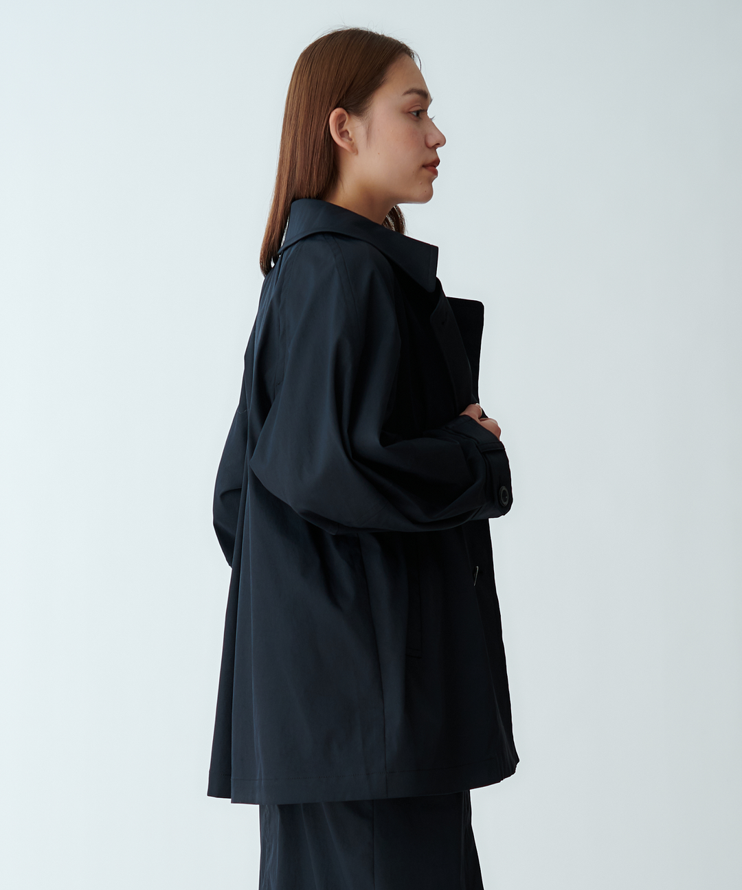 ボリュームスリーブトレンチコート