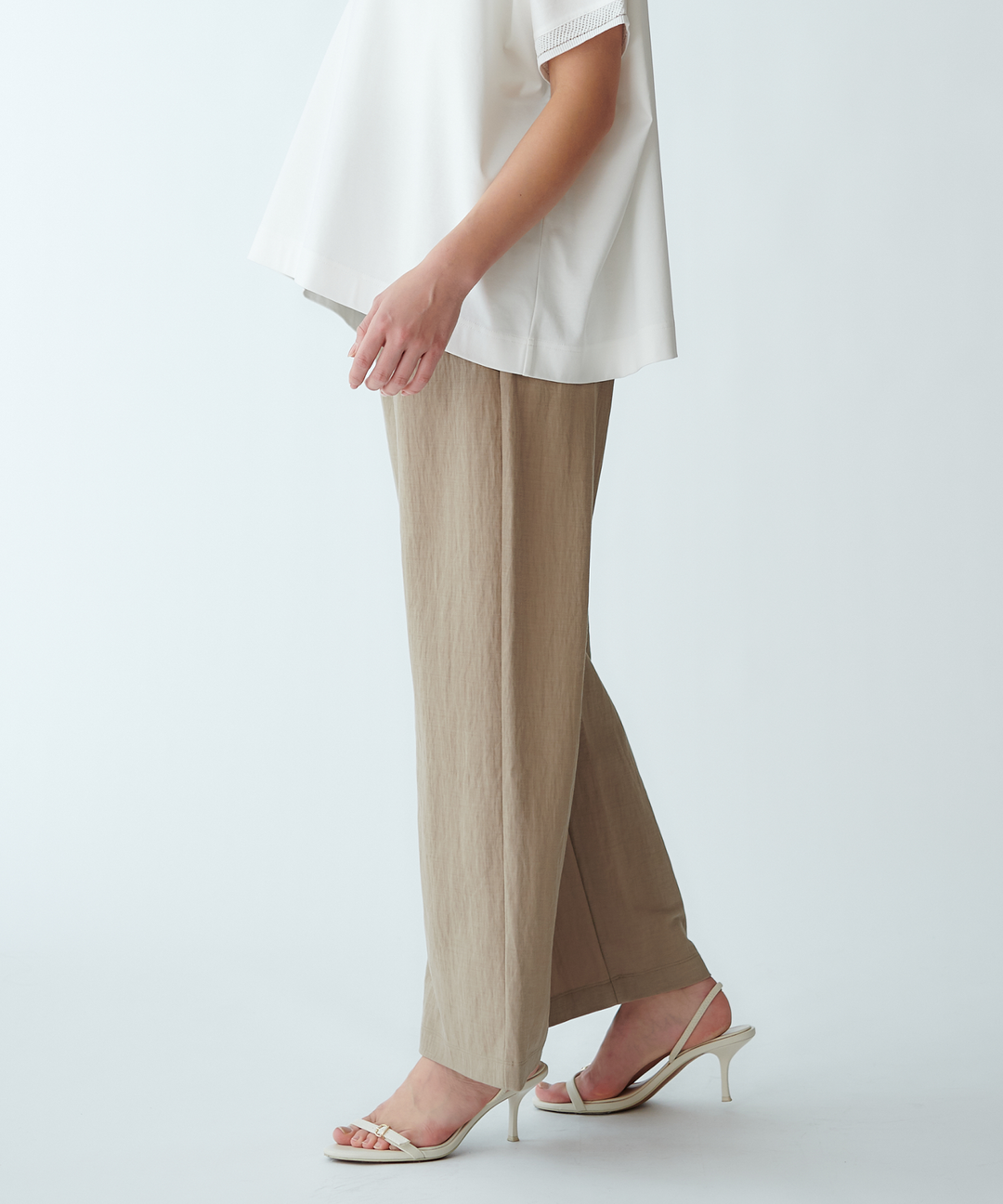 スムースイージーワイドパンツ