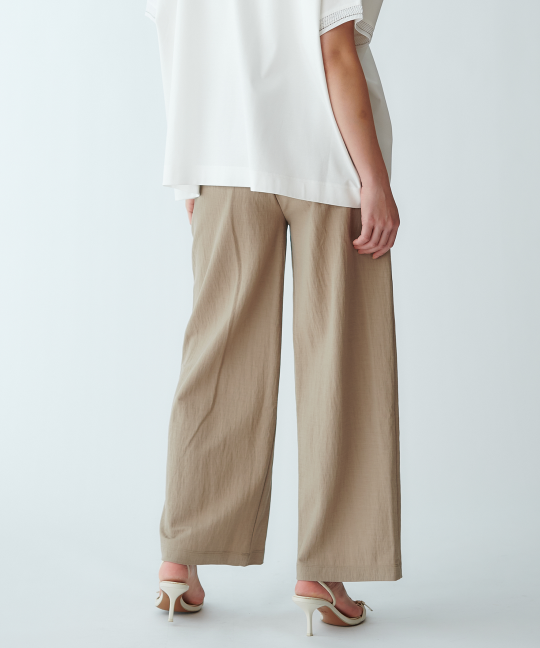 スムースイージーワイドパンツ