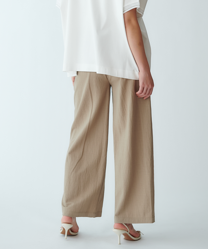 スムースイージーワイドパンツ