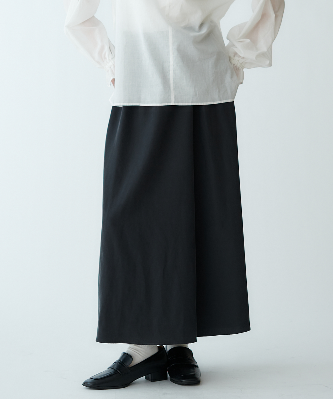 シンプルAラインスカート