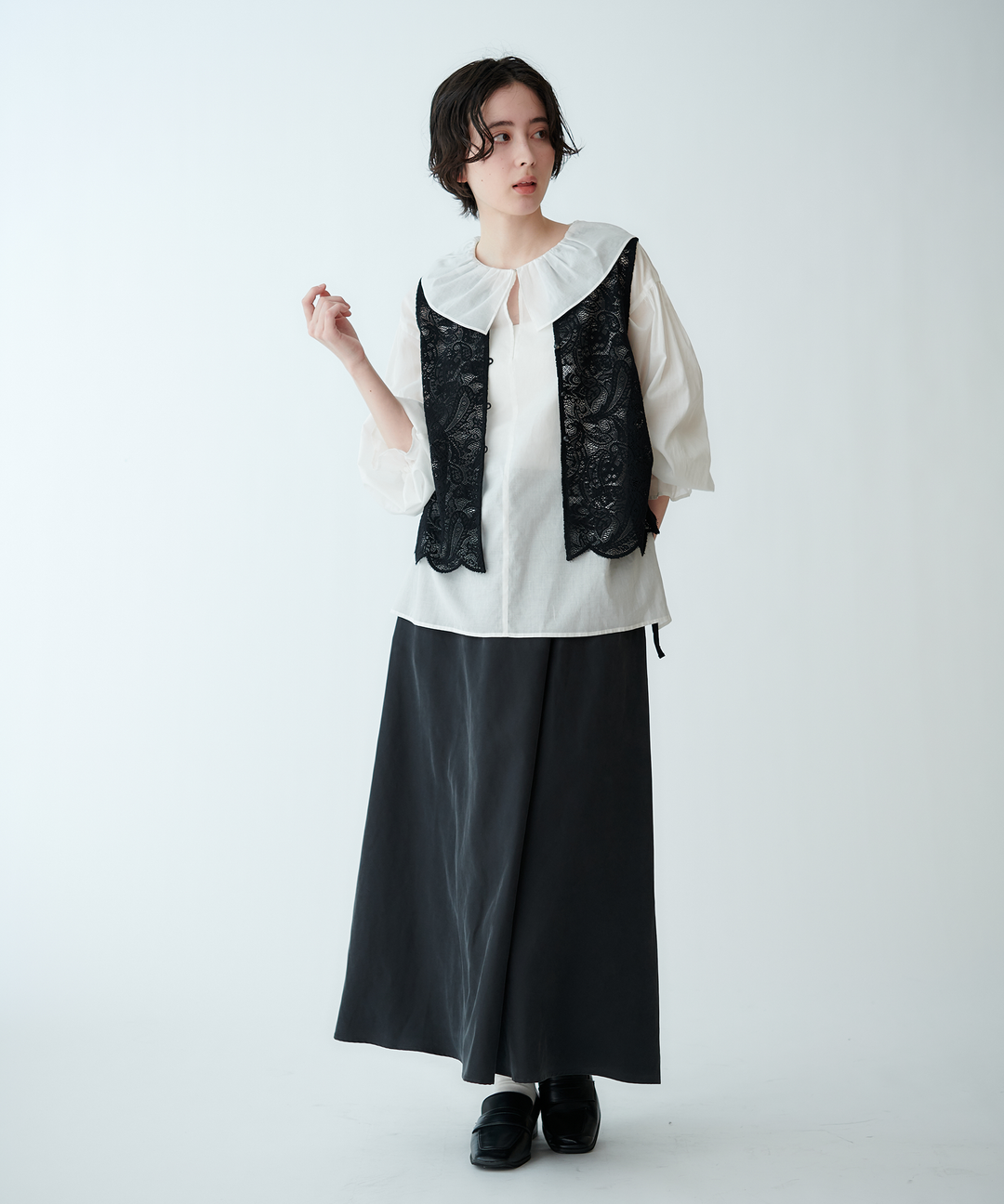 シンプルAラインスカート