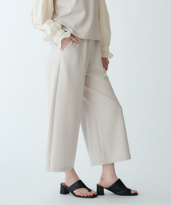 ストレッチポンチ ガウチョパンツ