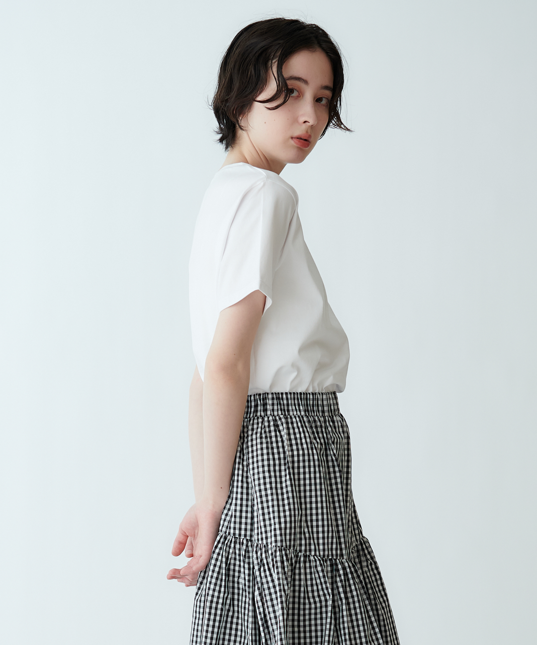 ハートモチーフカットソー