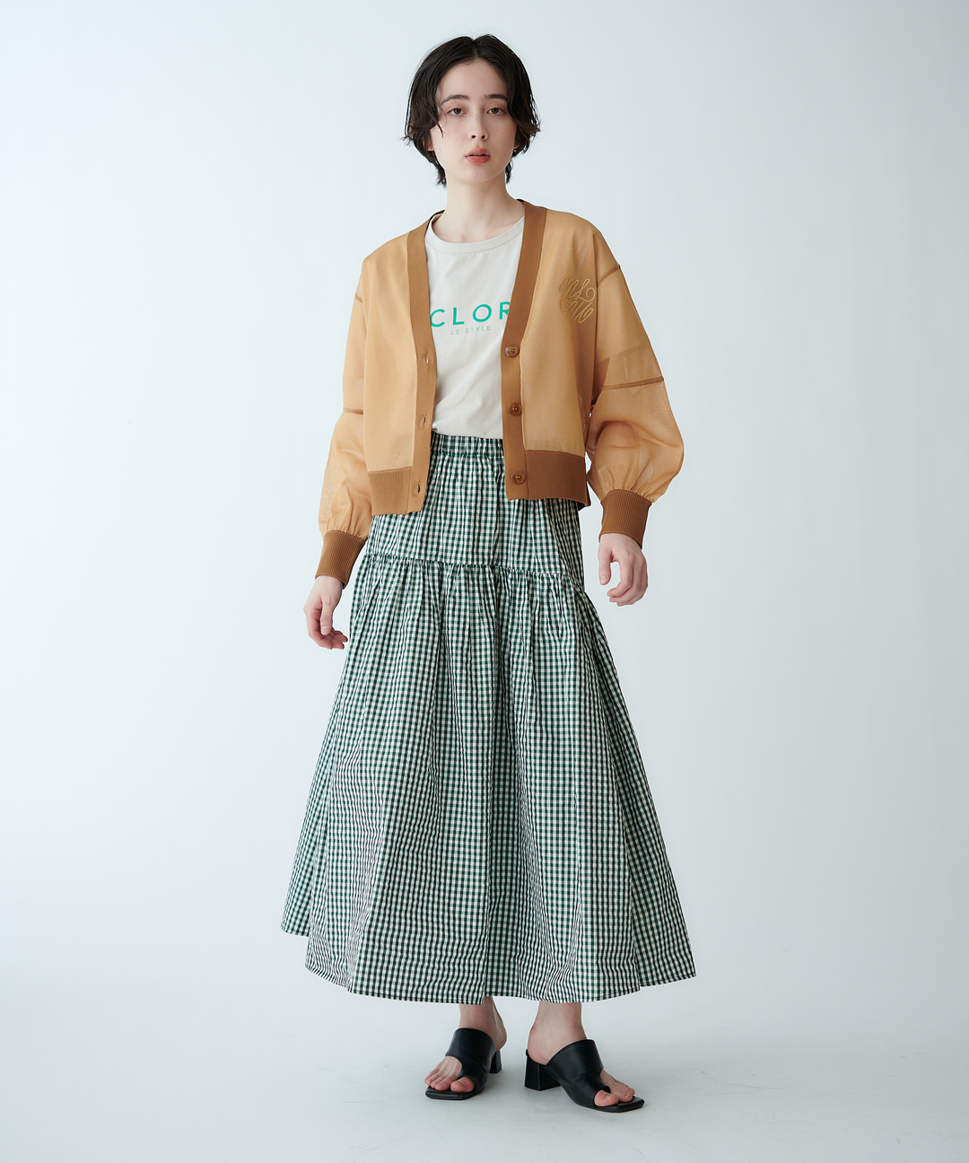 ライトニットカーディガン