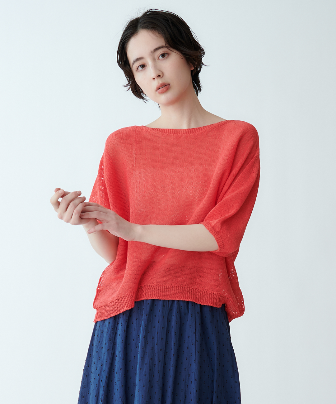 モデル H：165cm / 38 / レッド