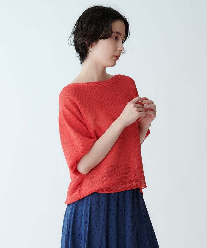 ドルマンスリーブニット