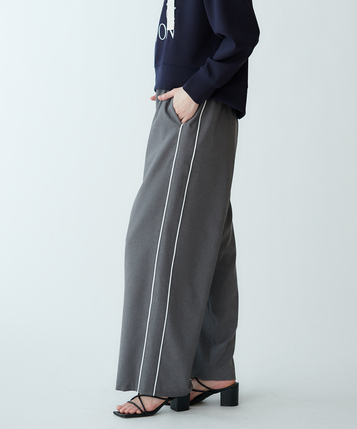 配色パイピングパンツ