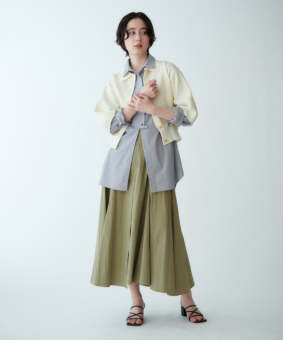 ベイカーポケットアシンメトリースカート – FACE SANS FARD ベイカーポケットアシンメトリースカート – FACE SANS FARD