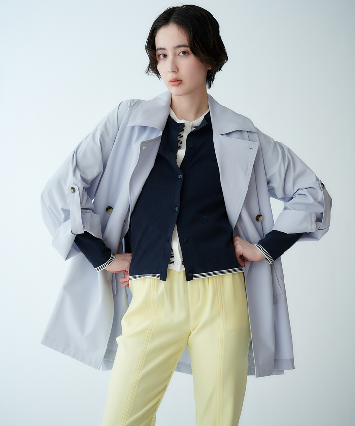 モデル H：165cm / 38 / サックス