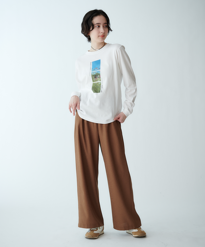 ストレートシルエットパンツ