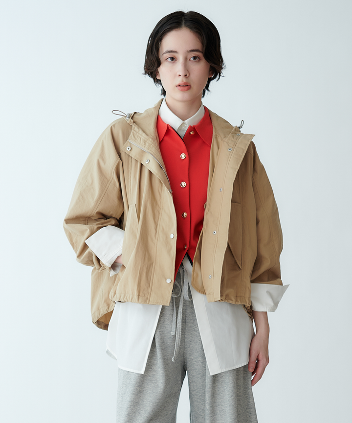 テントラインフードブルゾン