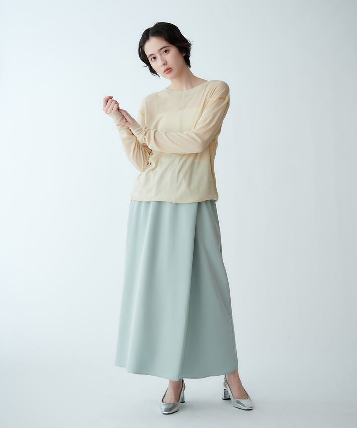 シンプルAラインスカート