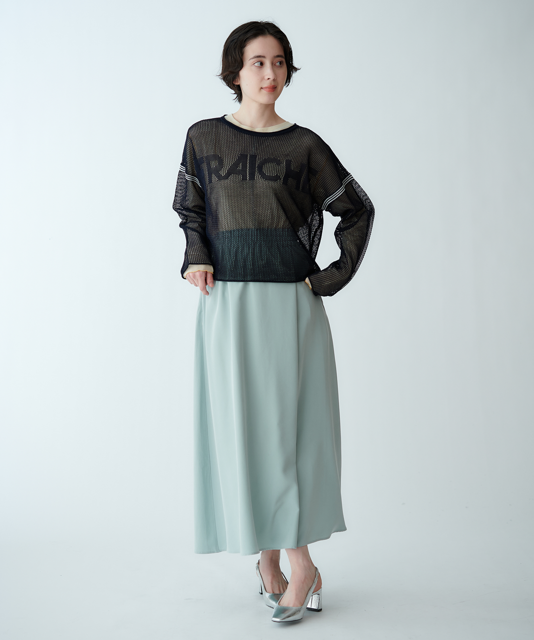 シンプルAラインスカート