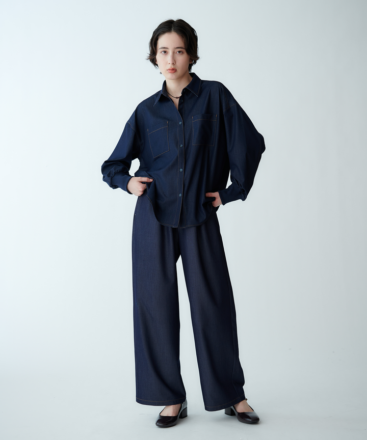 シャンブレーシャツ