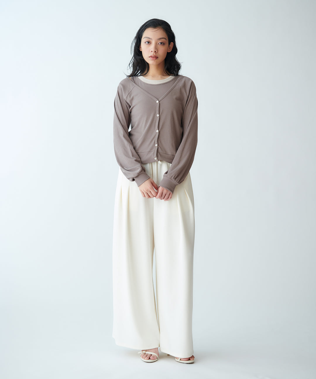 フライスカーディガン