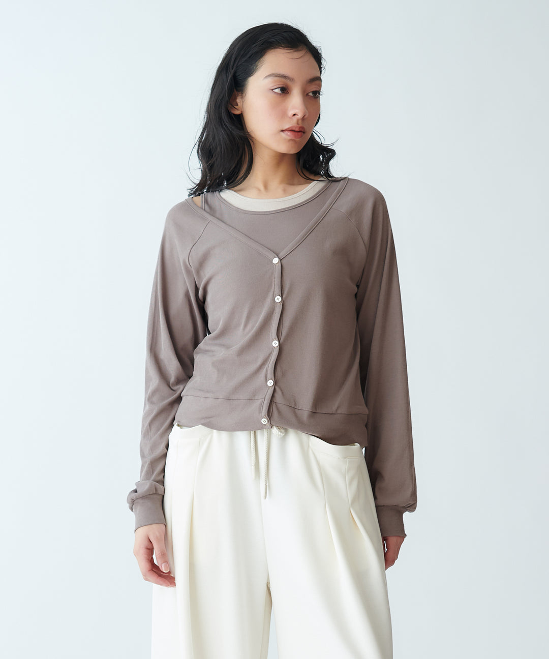 フライスカーディガン